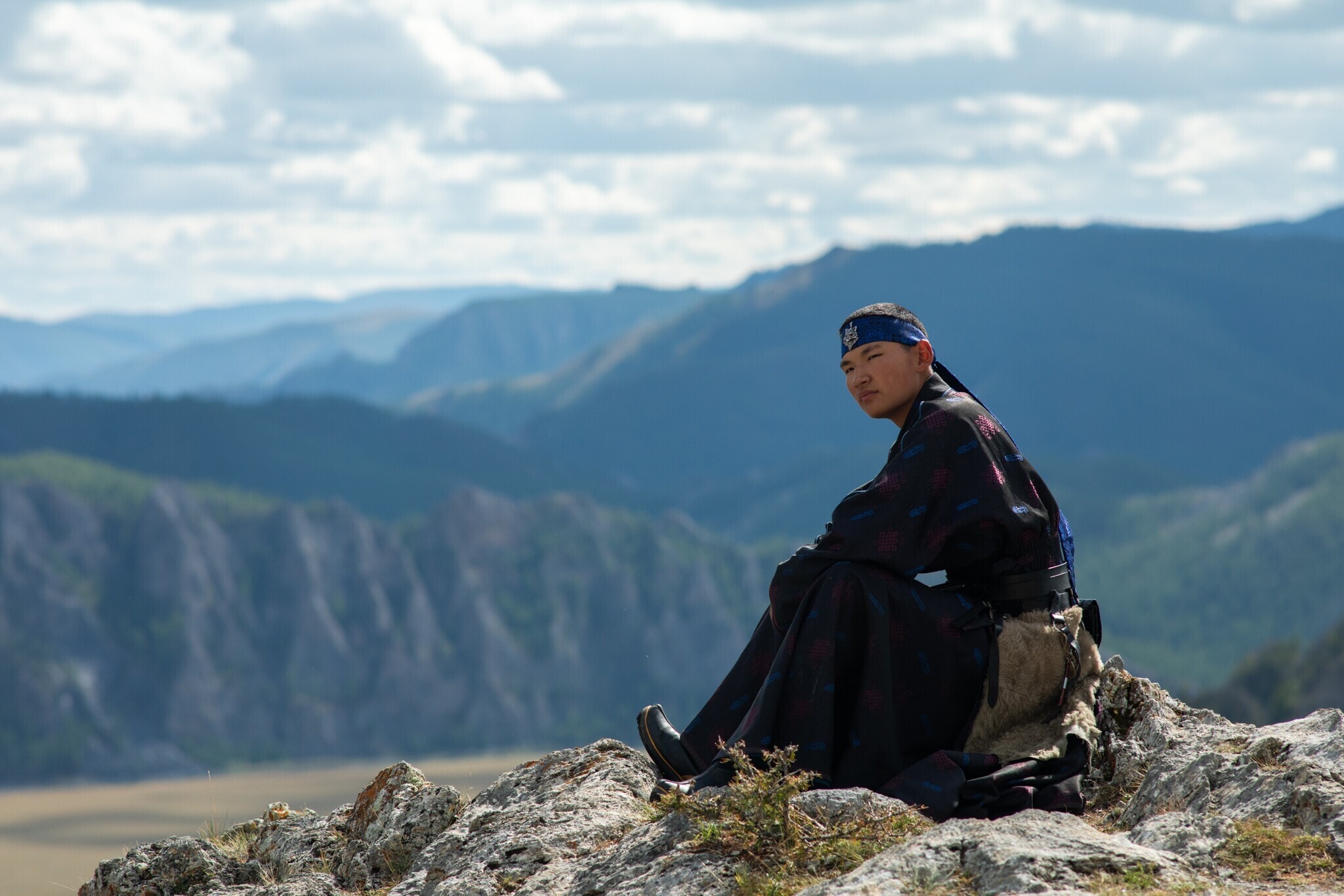 Gegeene on the Mongolian steppe